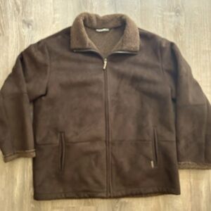Weatherproof Men’s Suede/Sherpa Coat XXL